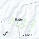 Peta lokasi: Batur, Turki