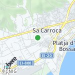 Peta lokasi: Sant Jordi de ses Salines, Spanyol