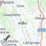 Peta wilayah Momo, Italia