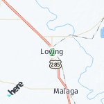Peta lokasi: Loving, Amerika Serikat