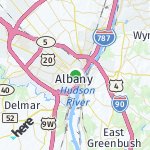 Peta lokasi: Albany, Amerika Serikat