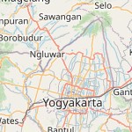 Peta lokasi: Sleman, Indonesia untuk keperluan jadwal sholat
