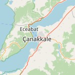 Peta lokasi: Çanakkale, Turki