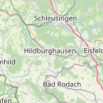 Peta lokasi: Hildburghausen, Jerman