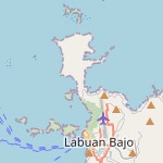 Peta lokasi: Labuan Bajo, Indonesia untuk keperluan jadwal sholat