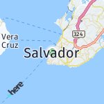 Peta lokasi: Salvador, Brasil