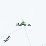 Peta lokasi: Malvinas, Paraguay