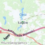 Peta lokasi: Łagów, Polandia
