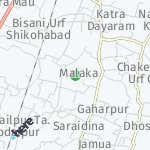 Peta wilayah Malaka, India