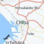 Peta lokasi: Chiba, Jepang