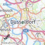 Peta lokasi: Düsseldorf, Jerman