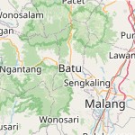 Peta lokasi: Batu, Indonesia untuk keperluan jadwal sholat