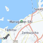 Peta lokasi: Marugame-Shi, Jepang