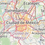 Peta lokasi: Kota Meksiko, Meksiko