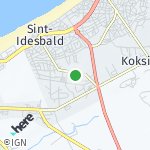 Peta lokasi: Sint-Idesbald, Belgia