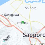 Peta lokasi: Kita-Ku, Jepang
