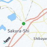 Peta lokasi: Narita-Shi, Jepang