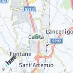 Peta wilayah Carità, Italia