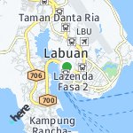 Peta lokasi: Bandar Labuan, Malaysia