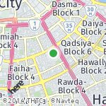 Peta lokasi: Nuzha-Block 1, Kuwait