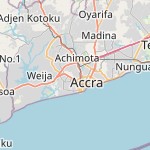 Peta lokasi: Accra, Ghana