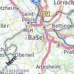 Peta lokasi: Basel, Swiss