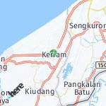 Peta lokasi: Keriam, Brunei Darussalam