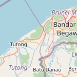 Peta lokasi: Keriam, Brunei Darussalam