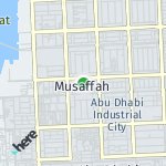 Peta lokasi: Musaffah, Uni Emirat Arab