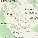 Peta lokasi: Colón, Kuba