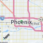 Peta lokasi: Phoenix, Amerika Serikat
