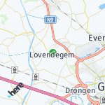Peta lokasi: Lievegem, Belgia