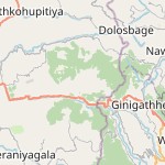 Peta lokasi: Ampana, Sri Lanka