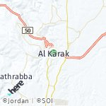 Peta lokasi: Al Karak, Yordania