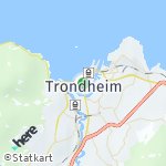 Peta lokasi: Trondheim, Norwegia