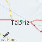 Peta lokasi: Tabriz, Iran