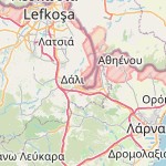 Peta lokasi: Dali, Siprus Zona Netral