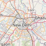 Peta lokasi: New Delhi, India untuk keperluan jadwal sholat