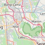 Peta lokasi: Kampung Sungai Mahang, Malaysia untuk keperluan jadwal sholat