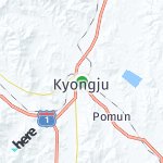 Peta lokasi: Kyongju, Korea Selatan