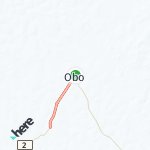Peta lokasi: Obo, Republik Afrika Tengah
