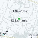 Peta wilayah El Salmania, Mesir