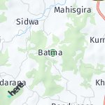 Peta lokasi: Batama, India