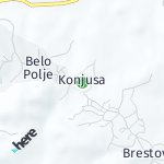 Peta lokasi: Konjusa, Serbia