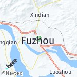 Peta lokasi: Fu Zhou, Cina