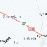 Peta lokasi: Una, Belarusia