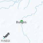 Peta lokasi: Burgos, Meksiko