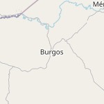 Peta lokasi: Burgos, Meksiko