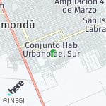 Peta lokasi: Conjunto Urbano del Sur, Meksiko