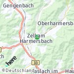 Peta lokasi: Zell am Harmersbach, Jerman